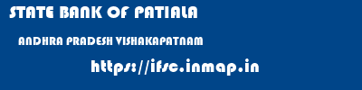 STATE BANK OF PATIALA  ANDHRA PRADESH VISHAKAPATNAM    ifsc code